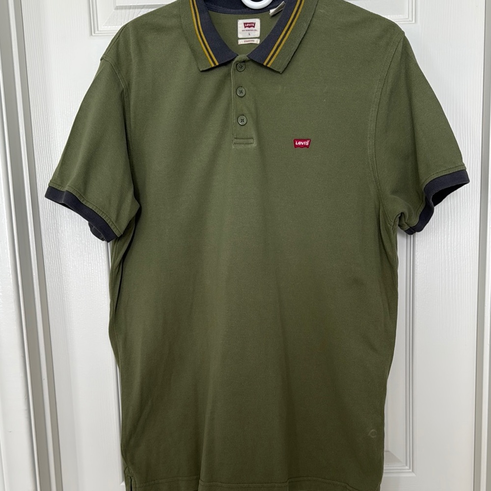 Levi's Green Polo Shirt for Men